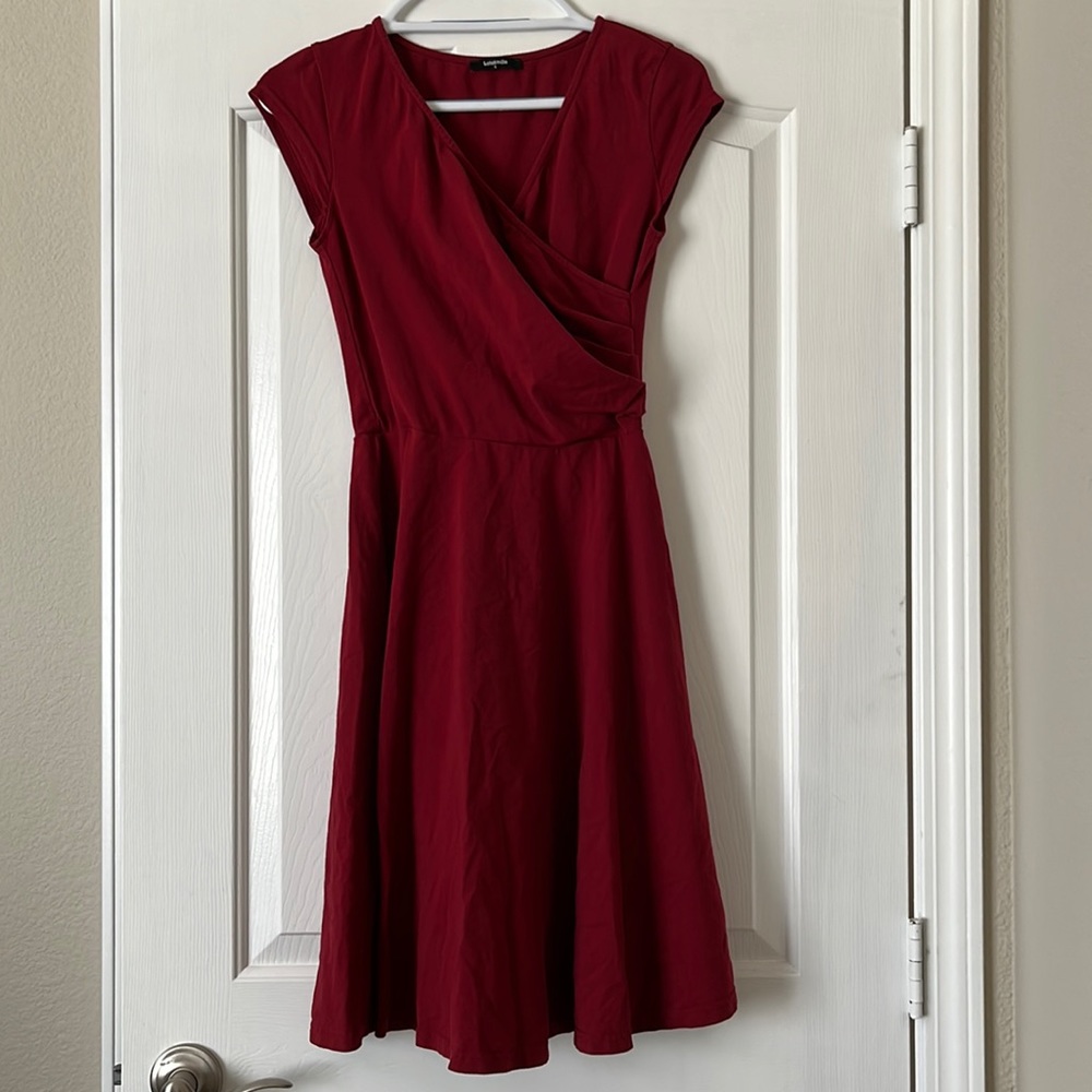 Semi Casual Red Dress